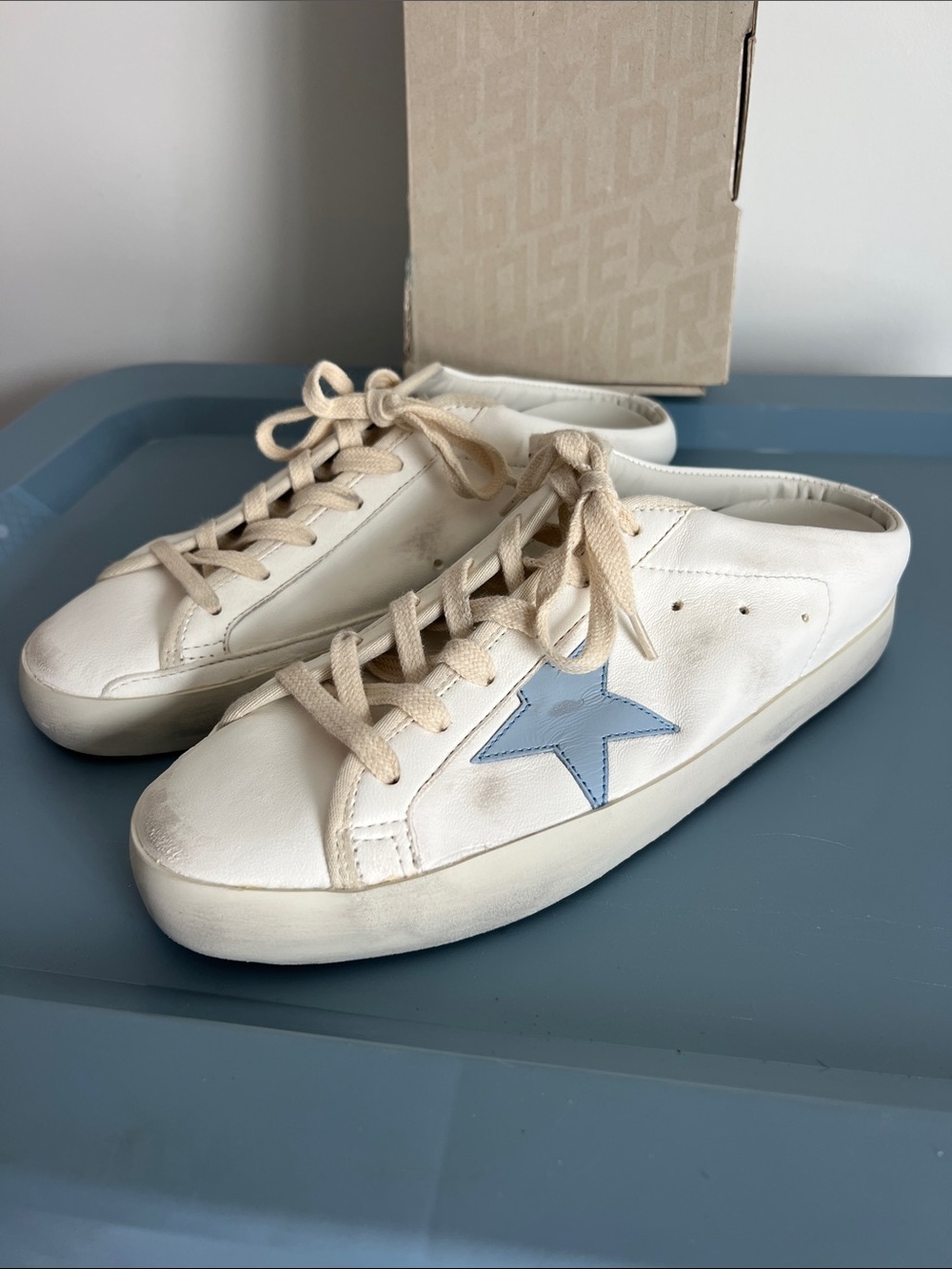 Golden Goose ssense exclusive super-star sabot slip on mules open back sneakers